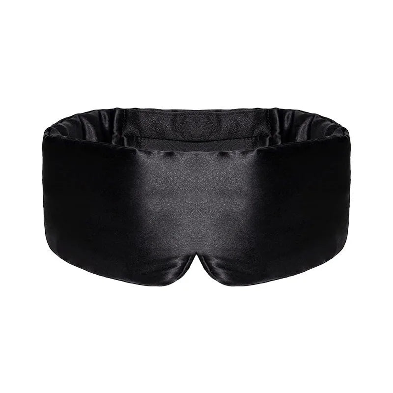 NEW Arrivals 5 Colors Silk Sleep Mask for Eye Cover Sleep Soft Pressure Less Sleeping Mask Eye Skin Anti Wrinkles Adjustable Wide SMYZ003 Outdoor Travel Airplane Hotels