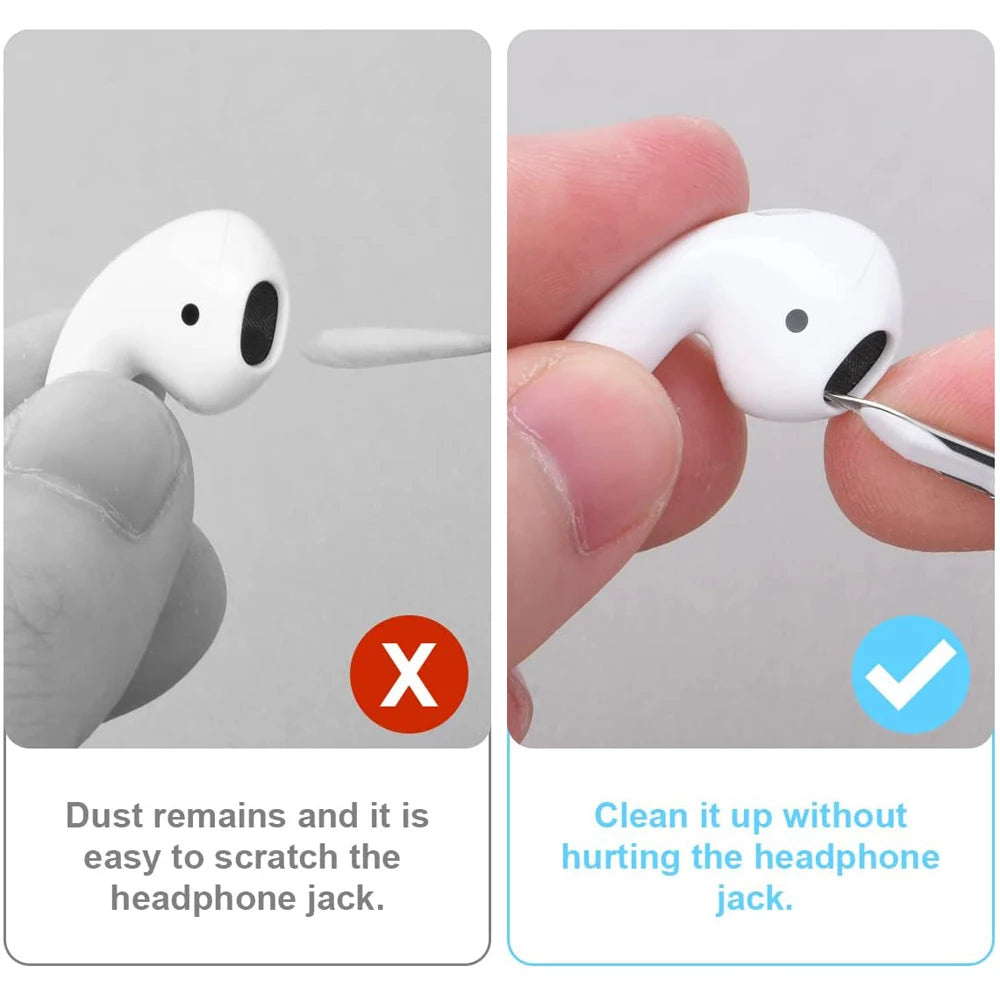 NEW Bluetooth Earphone Cleaning Kit Accessories for Air Pods Pro 1 2 3 Earbuds Case Cleaning Pen Brush Tools for Samsung Xiaomi Apple Huawei Electronic Supplies