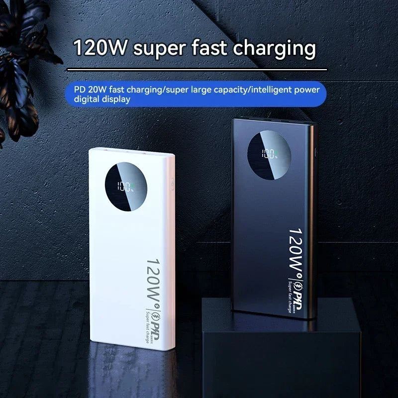 Original Xiaomi 120W 50000mAh High Capacity Power Bank Fast Charging Portable Battery Charger For iPhone Samsung Huawei Mobile Phones Accessories Products Tools Laptops Tablets Computers Electronics Supplies