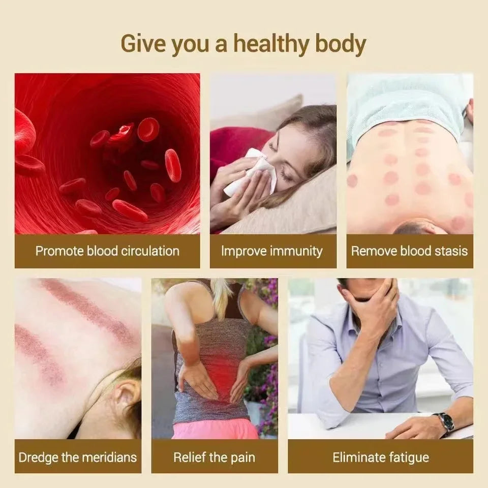 NEW Arrivals Home Electric Gua-Sha Scraping Massage Cupping Body Massager Vacuum Cans Suction Cup Heating Fat Burner Anti-Cellulite Massager Skin Care Supplies