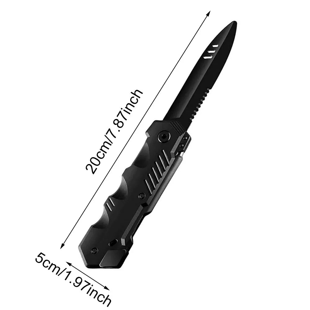 NEW Arrivals 10PCS Set Halloween Retractable Knife Props, Funny Disappearing Knife for Adults Kids, Plastic Fake Knife ,Halloween Prank Toys Decoration