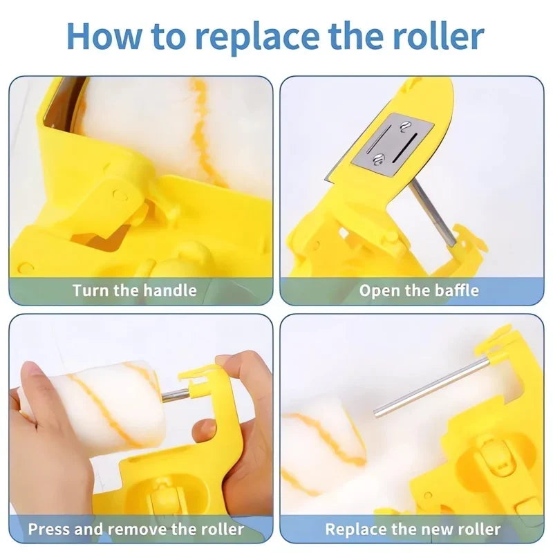 NEW Arrivals Multifunction Paint Brush Roller Corner Brushes Set Household Use Wall Decorative Professional DIY Painting Brush Handle Tool Windows Baseboards Wall Corner Set