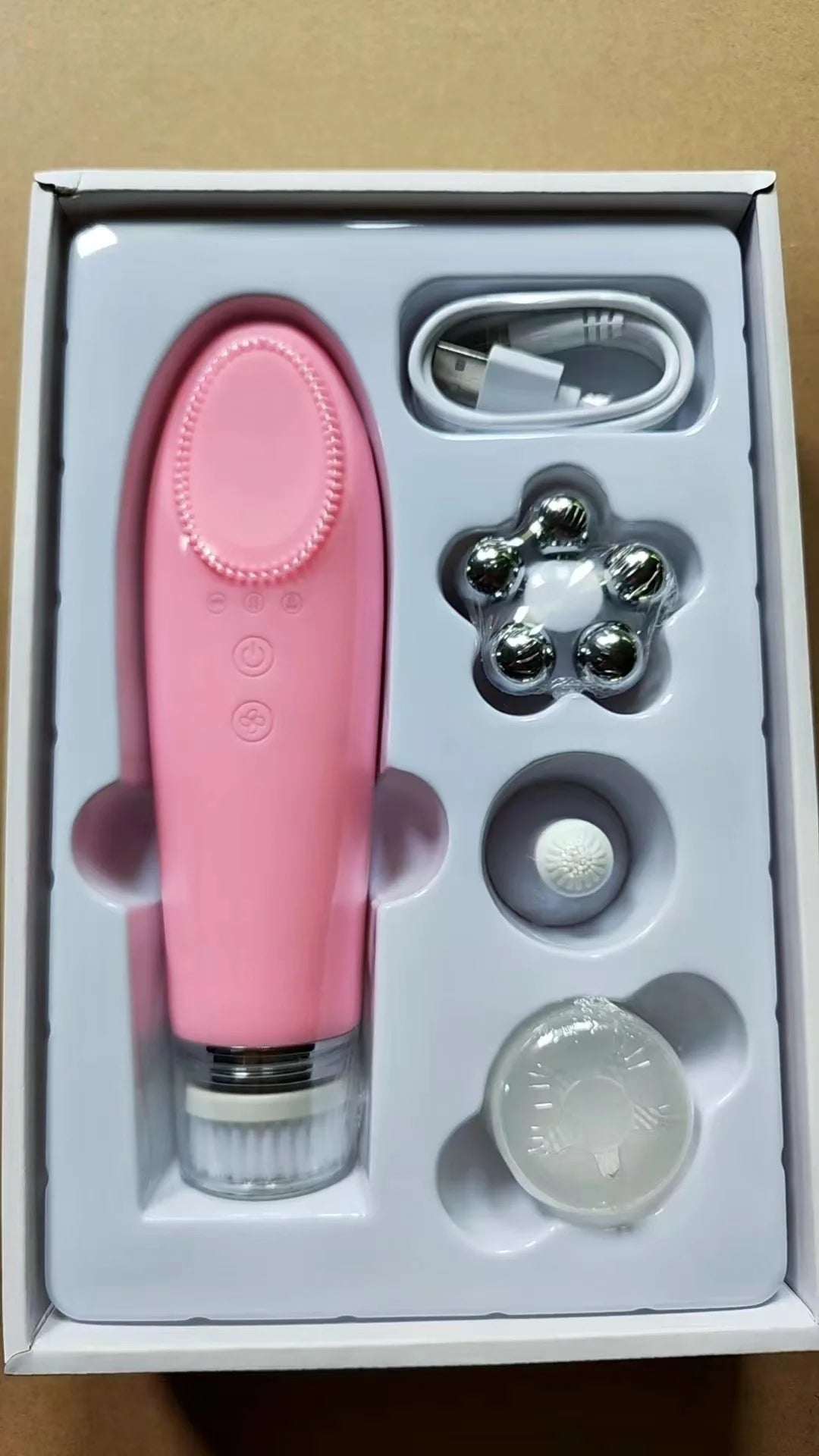 NEW Women Beauty Massage Tool for Face and Neck Facial Tool Metal Rolling Head Ladies Beauty Salon Spa Supplies
