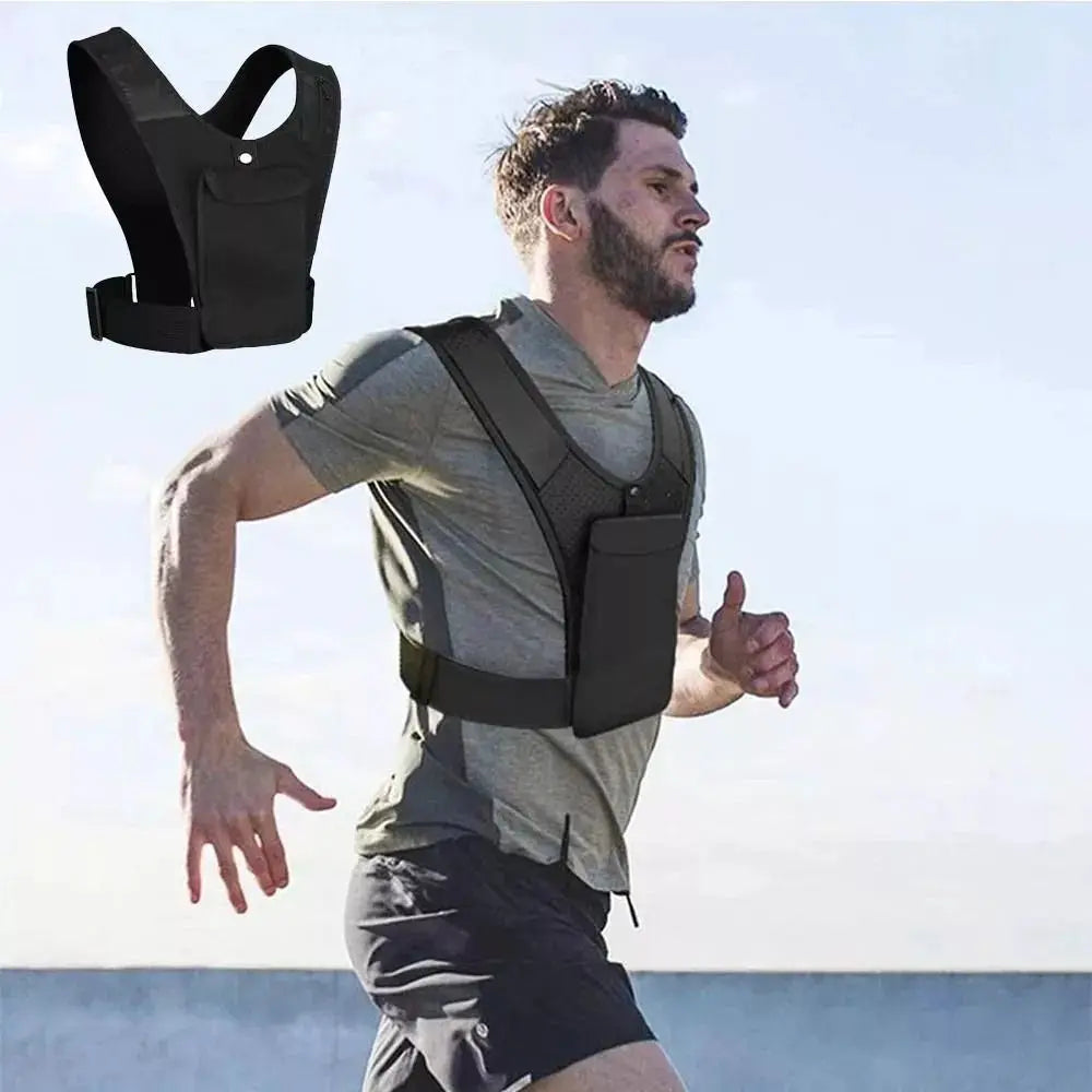 NEW Marathon Lightweight Running Backpack with Adjustable Strap Breathable Running Vest Universal Phone Holder Bag Outdoor Cycling Hiking Running Bags Sports Accessories