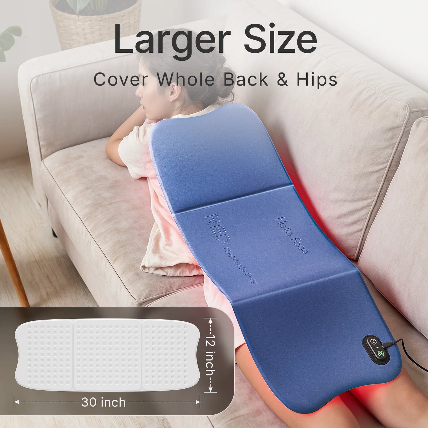 NEW Upgraded 792 LED Chips L7 Large Red Light Therapy Mat 792pcs LEDs 660 & 850nm Infrared Light Therapy Pad For Full Body Pain Relief Treatment Skin Care Supplies