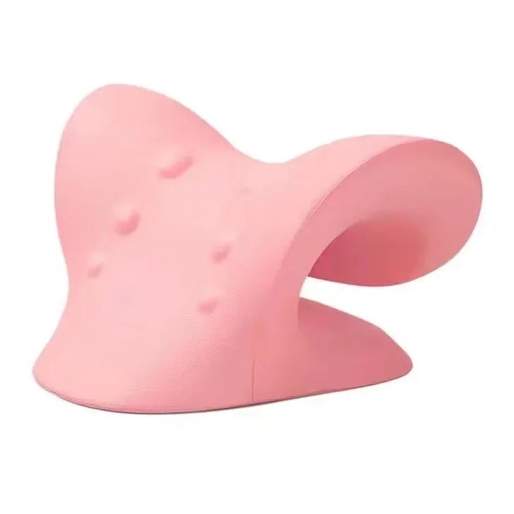 NEW Arrivals 4 Colors Pain Relief Cervical Spine Alignment Neck Shoulder Stretcher Relaxer Cervical Chiropractic Traction Device Massage Pillow
