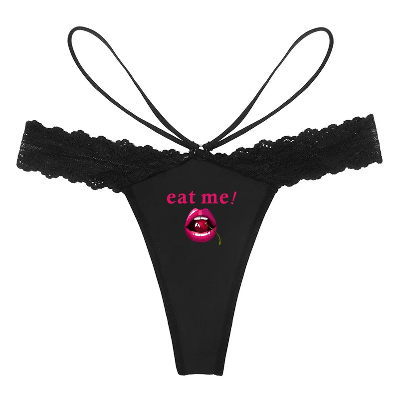 NEW Arrivals 7 Patterns *ALL YOU CAN EAT* Women Sexy Lace Lingerie Temptation G String New Fashion Naughty Underwear for Women Girls Women Cotton Briefs