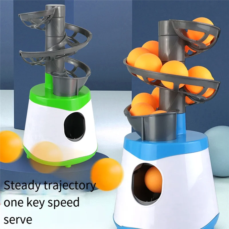 NEW Portable Table Tennis Ball Pitcher Dual Power Supply Version Ping Pong Ball Robot Pitching Machine For Trainers Sports Accessories