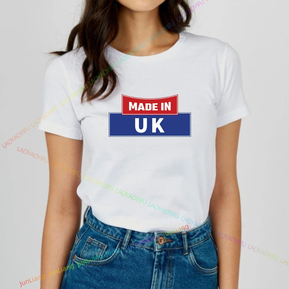 NEW Arrivals S-4XL Summer New Shirt England Flag Badge Unisex Patriotism Graphic T-Shirts Women's T-Shirts Men T-shirt Short Sleeve Tee Women Men Casual Sports Supplies