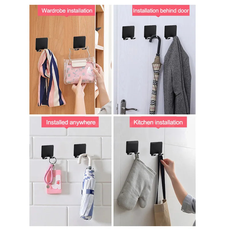 NEW 10PCS Set Shaving Razor Holder Multi-Function Men Shaving Shaver Storage Hook Wall Shelf Razor Rack Bathroom Kitchen Accessories Hooks