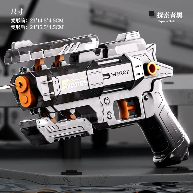 NEW Arrivals Adult-Children Water Gun Toys Bursts Children's High-Pressure Strong Charging Energy Water Automatic Japanese Water Spray Toy Guns Summer Sports Games Toys Supplies