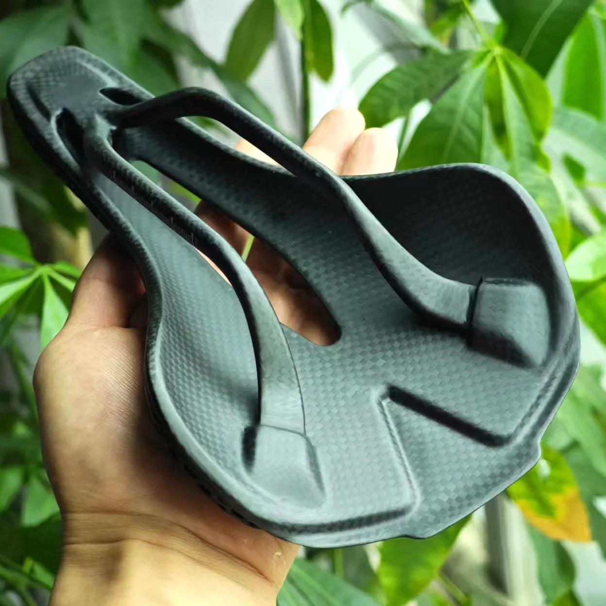 NEW Arrivals 3D Printing Bicycle Carbon Fiber Saddle Ultra Light Highway MTB Racing Saddle Bicycle Cushion Bicycle Seat Accessories