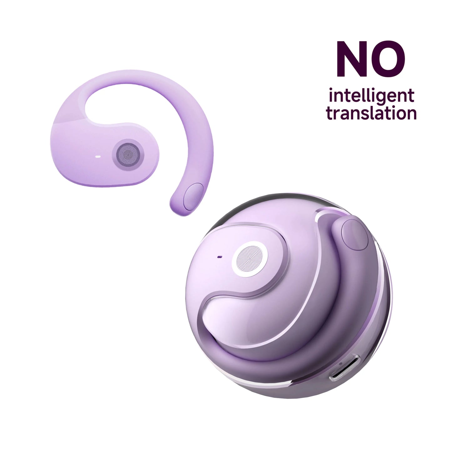 NEW Arrivals Portable Ai Translator Headphones 144 Languages Real Time Translation Bluetooth 5.3 headset Wireless Earbuds for Business Study Abroad Travel Sports Earbuds