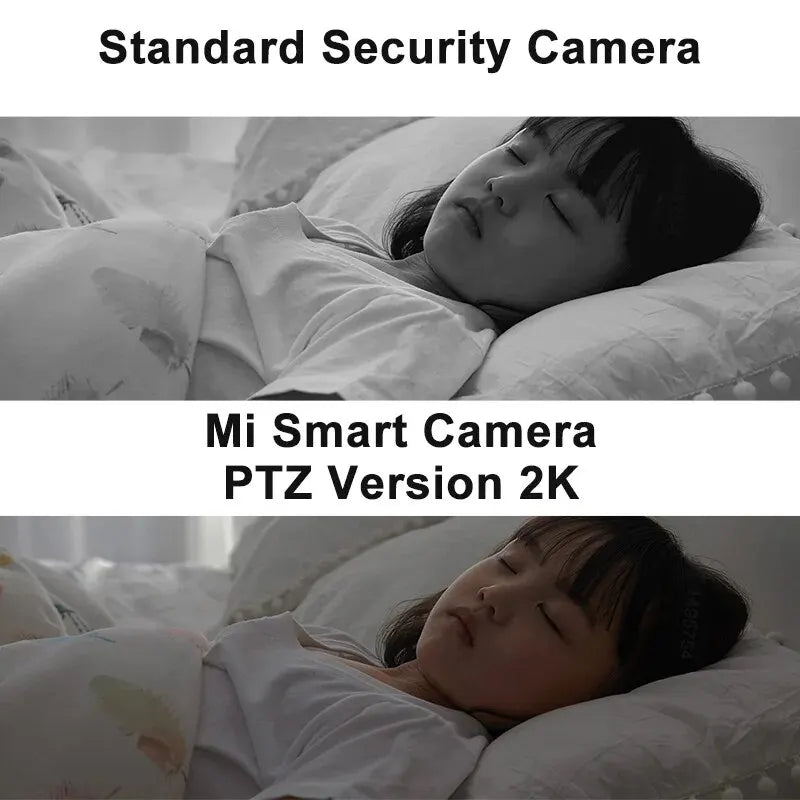 Xiaomi 360° Smart Home Security Camera Mi PTZ 2K Webcam 1296P 3 Megapixel AI Human Detection Night Vision Webcam Work With Mijia