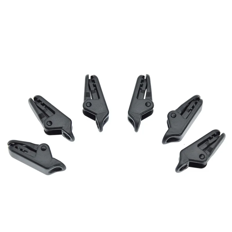 NEW 100PCS Set Tent Awning Canopy Clamp Tarp Canvas Alligator Clip Outdoor Camping Beach Canopy Pull Point Hook Windproof Fixing Clip Camping Hunting Fishing Accessories