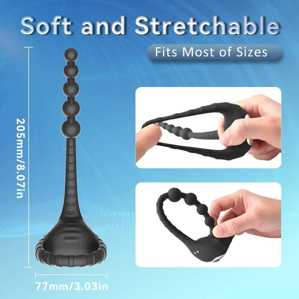 Sexy Toys Cockring for Men Couples APP Control Bluetooth Vibrator Adult goods for Men Masturbator Penis Ring Sexy Accessories