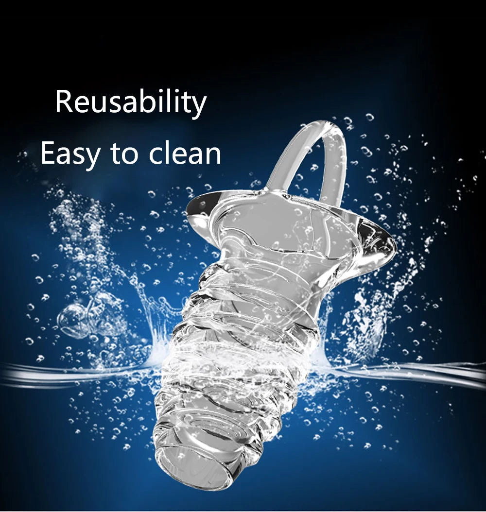 Adult Reusable Penis Cock Ring Delay Ejaculation Penis Condoms Dick Sleeve Silicone Enlargement Sex Toys For Men Adult Products