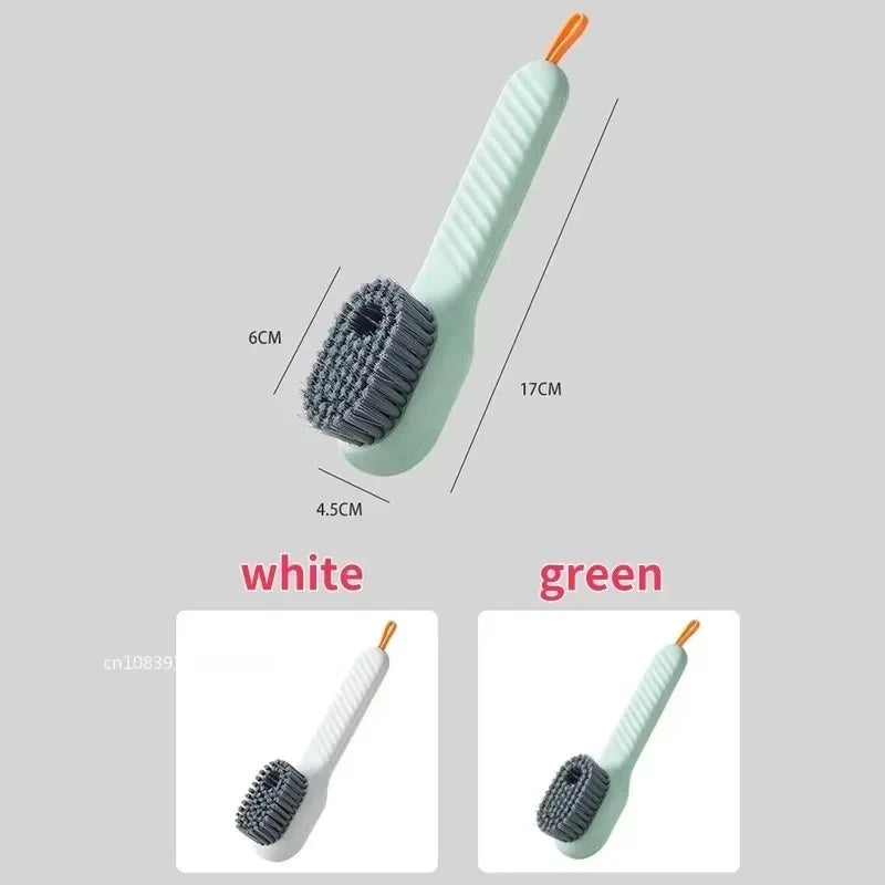 NEW Arrivals 3PCS Set Multi-Function Automatic Liquid Discharge Cleaning Brush–Shoe Brush & Clothes Cleaner, Perfect Household Cleaning Tool