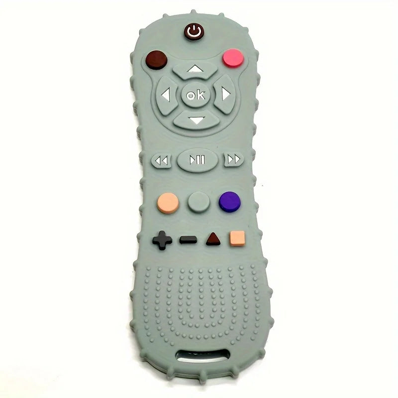 NEW Arrivals 4PCS Set New Baby Teethers Remote Control Modeling Silicone Teething Training Toys Children's Sensory Educational Toys Gift Sets