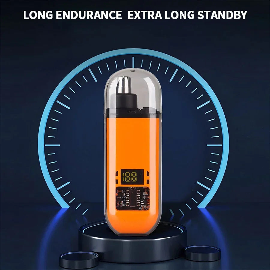 NEW Arrivals 2 In 1 Electric Portable Ear And Nose Hair Trimmer Clipper Professional Painless Portable Eyebrow For Men Women