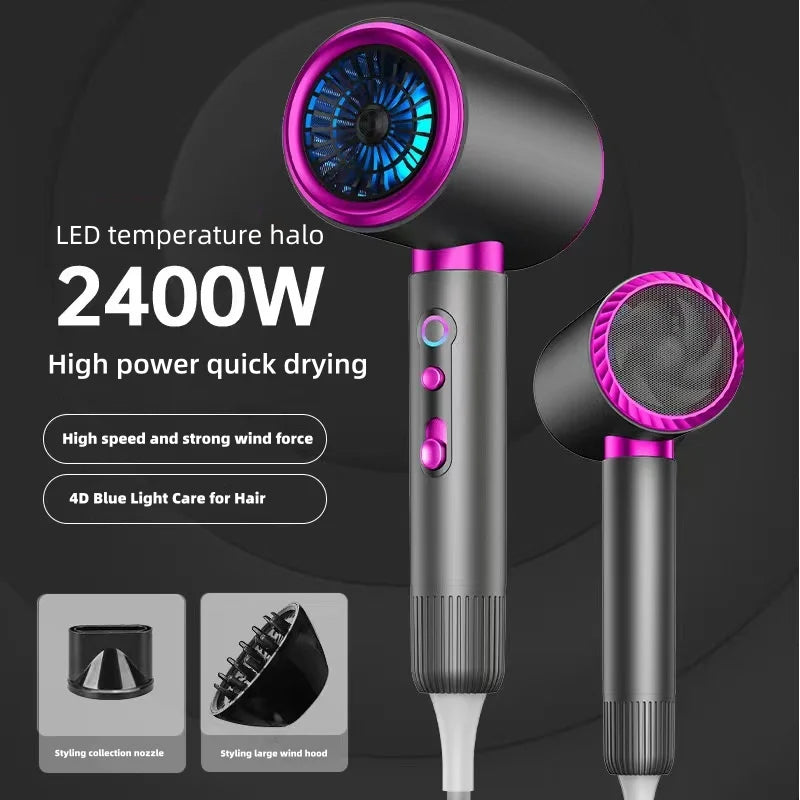 NEW Arrivals The Latest High-Speed Japanese Hair Dryer, High-Power Blue Light ION Home Hair Salon Hair Dryer, Household Appliance UK.EU. Plug-In Hair Care Accessories
