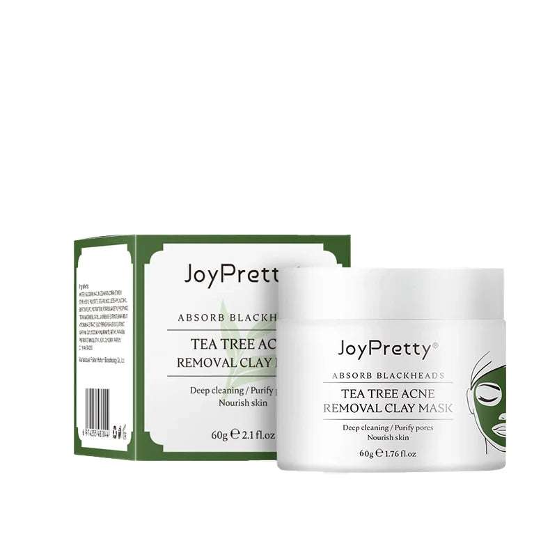 NEW Arrivals TEA Tree Facial Mask Oil Control Shrink Enlarged Pores Blackhead Remover Nourishing Face Clay Mask Korean Skin Care Supplies Home Ladies Beauty Salon SPA Products