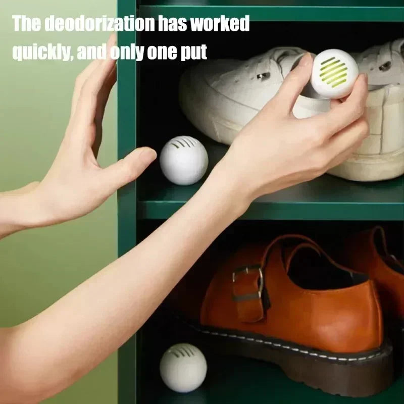 NEW Arrivals 36PCS Set Korean Shoes Deodorant Balls Freshener Shoes Fragrance Essential Footwear Scent Shoe Closet Gym Bag Locker and Cars Deodorizer Shoes Accessories