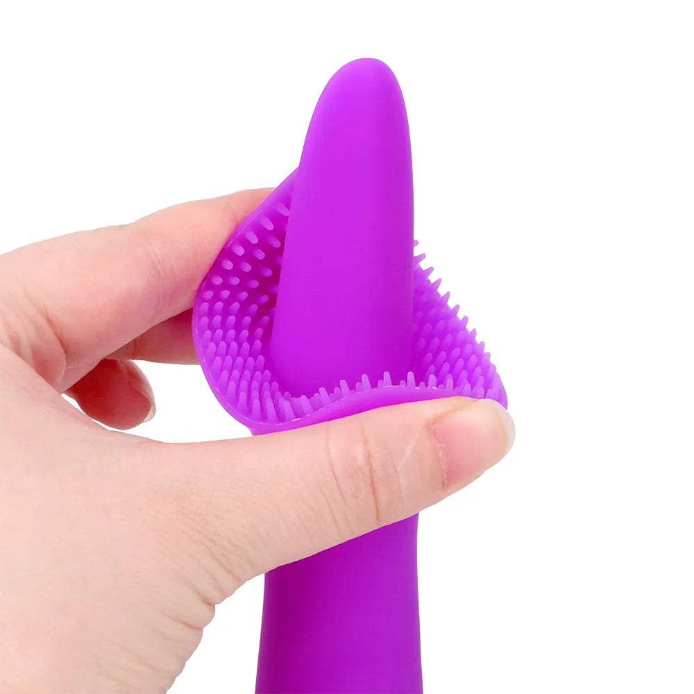 14cm Brush Tongue Licking Vibrators For Women Nipple Clitoris Licks Vaginal Anal Toys Female Masturbator Sex Products Erotic Set