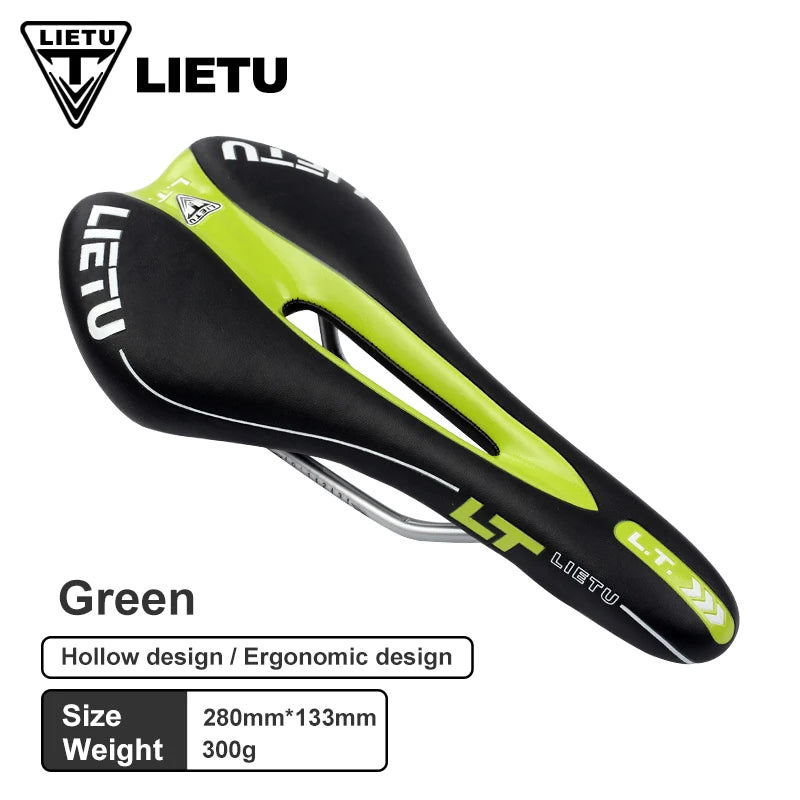 NEW Arrivals 12 Colors Bicycle Carbon Fiber Saddle MTB Road Bike Cycling Silicone Skid-Proof Saddle Seat Silica Gel Cushion Seat Leather Front Seat Mat Bicycles Accessories