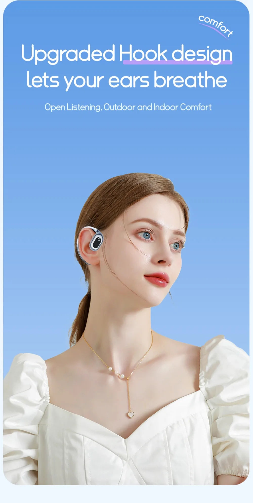 NEW Arrivals AI Translator Earphones 144 Languages Translation Headphones Wireless Bluetooth Headset for Business Office Travel Aboard Sport Earbuds