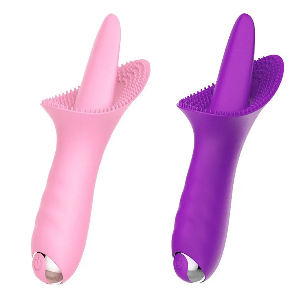 14cm Brush Tongue Licking Vibrators For Women Nipple Clitoris Licks Vaginal Anal Toys Female Masturbator Sex Products Erotic Set