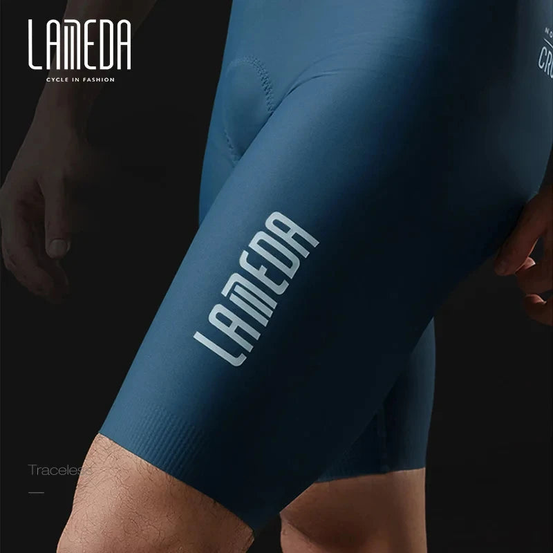 Original LAMEDA S-2XL UK Size Summer Bicycle Shorts Five-Point Cycling Pants Shock-Absorbing Men's Cycling Clothing Mountain Road Bike Leggings for Men