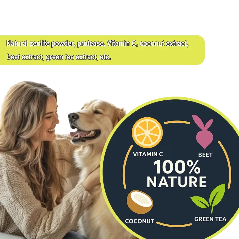 NEW Dogs Cats 100g Beef Flavor Pet Dental Powder for Dogs & Cats – Advanced Tartar & Plaque Control, Fresh Breath, Oral Health Hygiene Support Pets Health Care Supplies