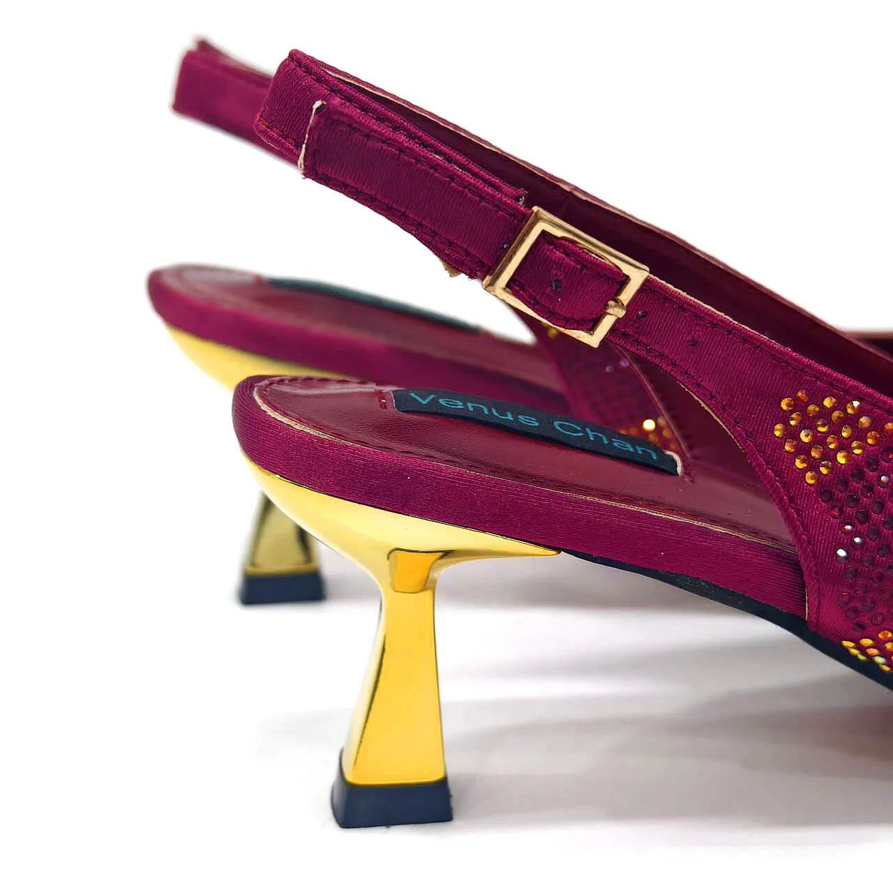 NEW Arrivals 8 Colors Italian Design Rhinestone Luxury Wine Colour Pointed Toe Shoe & Bag Matching Set Women's High Heels Night Club Business Dinner Evening Wedding Birthday Party Ladies Luxury Fashion Apparel Accessories Set