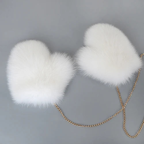 NEW Arrivals Hot Sale Winter Women Luxury Natural Real Fox Fur Gloves Warm 100% Genuine Fox Fur Mittens Girl Fashion Luxury Real Fox Fur Glove