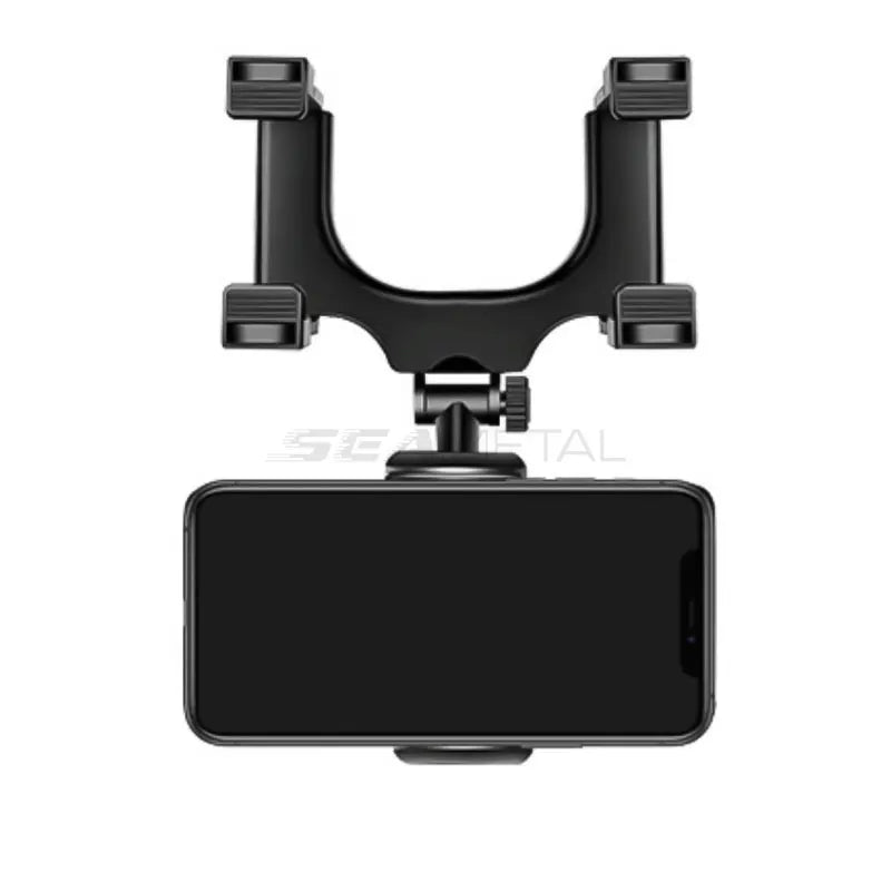 NEW Rearview Mirror Phone Holder for Car Free Rotation Adjustment Phone Mount Stable Gripper Smartphone Navigation Bracket
