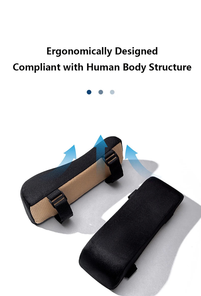 NEW Arrivals 1 Pair Memory Foam Armrest Chair Cushion Chair Armrest Pads Chair Support Elbow Pillow Arm Rest for Office Elbow Relief Home Office Computer Gaming Elbow Arm Rest