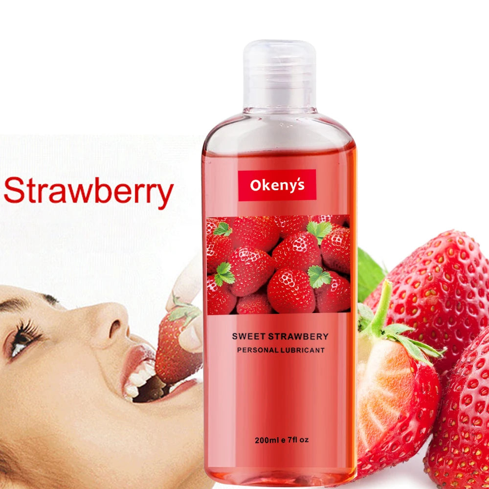 NEW Arrivals Japanese Sex Simulation 200ML Sperm/Strawberry Gay Lubricant Exciter Semen Women Vaginas for Men Masturbator Water Base Grease Oil Anal Sex Gel