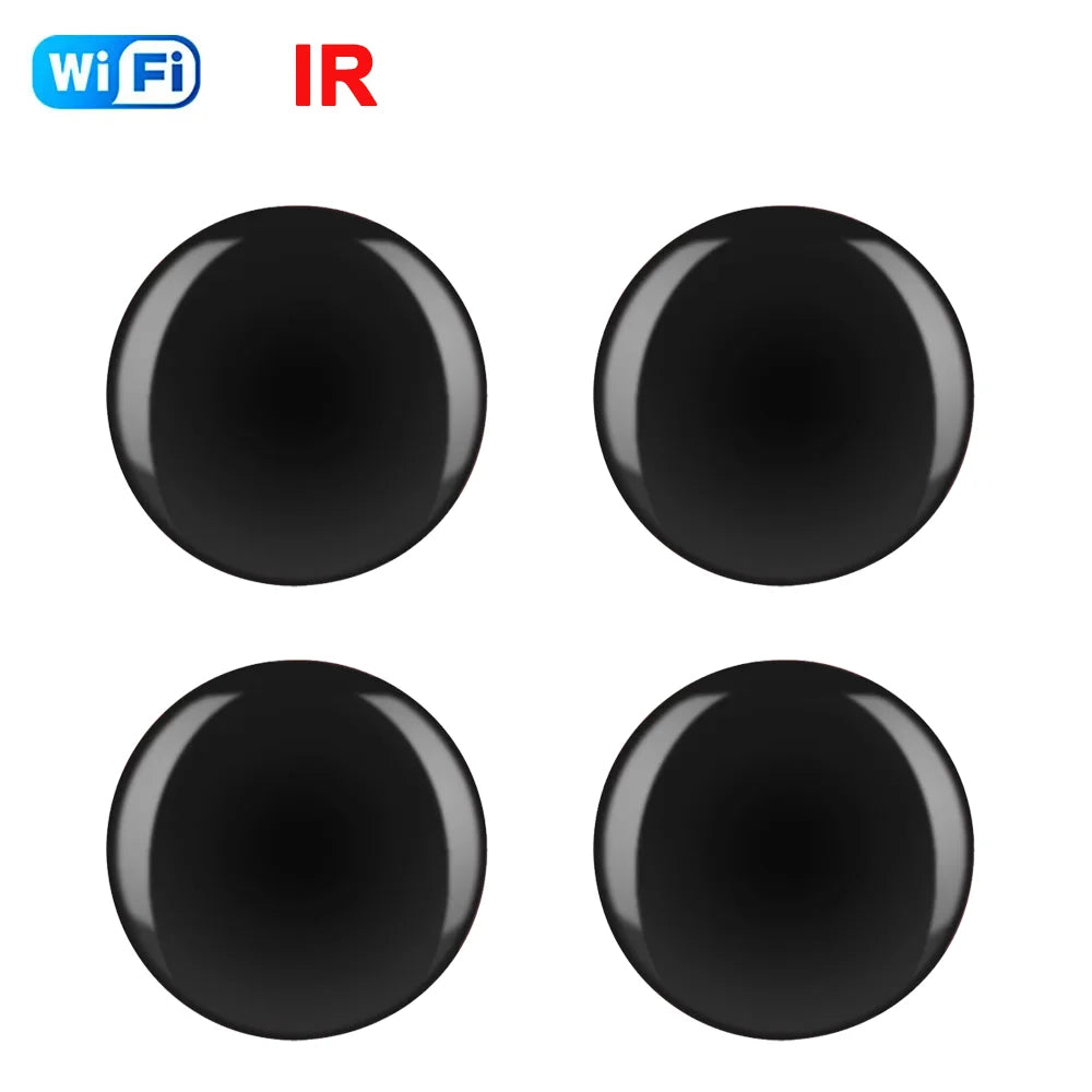 2/4/8 PCS Set TUYA APP Control WI-FI Smart IR Remote Control Smart Device Home Remote Controller for TV DVD Air Conditioner AUD Works with Alexa Voice Google Work Home Office Electronic Supplies