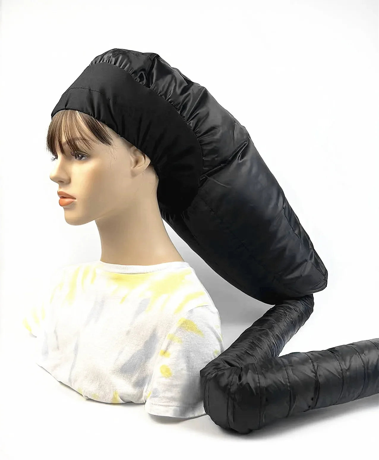 NEW Arrivals 4 Colors Portable Hair Dryer Cap Long Tube Hair Drying Hood Oil Treatment Cap Non-Damaging To Long Hair Special Drying Cap Ladies Beauty Salon Spa Accessories Women Hair Care Supplies