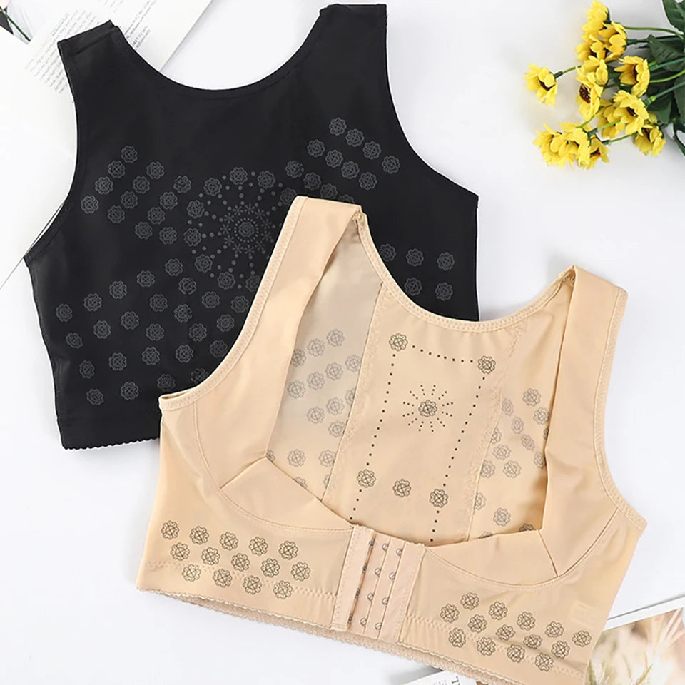 NEW Arrivals S-3XL Invisible Body Shaper Bra-Tops Corset Women Chest Posture Corrector Belt Back Shoulder Support Brace Posture Correction For Health Care Female Ladies High Quality Fashion Underwear Products