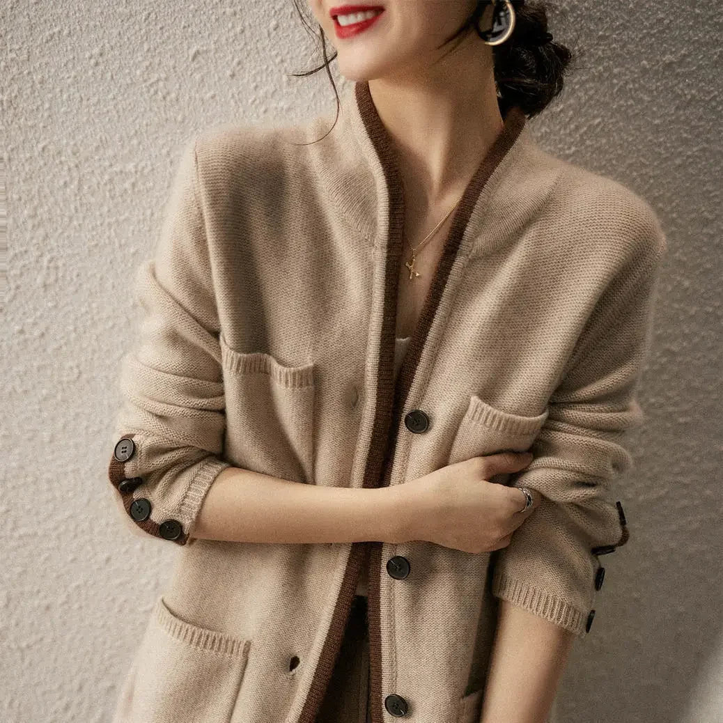 NEW Arrivals M-2XL Loose New In Knitted Handmade Sweater Woman Coat Outerwear Cardigan for Women Korean Style Attractive Fashion Trending Y2K Casual Jackets Ladies Girls Luxury Fashion Clothing Supplies