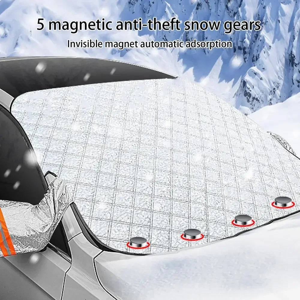 NEW Arrivals 3 Sizes Magnetic Car Snow Ice Protector Window Windshield Sun Shade Front Rear Windshield Block Cover Visor Auto Exterior Accessories