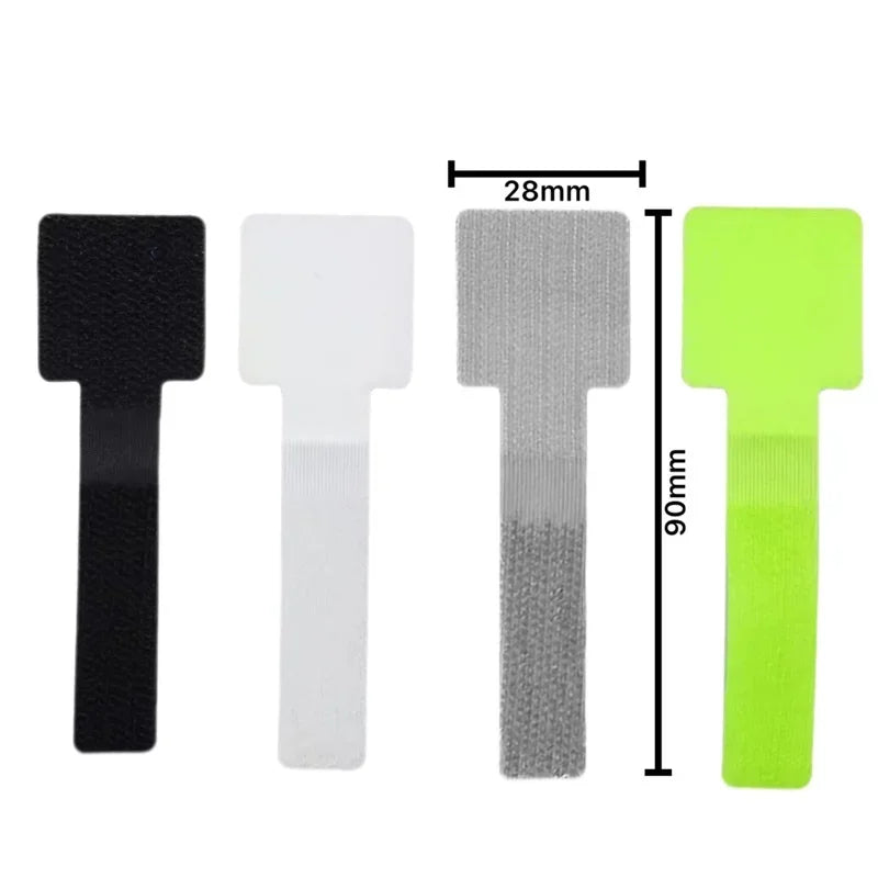 NEW Arrivals 50/100PCS Set Reusable Cable Organizer Desk Wire Winder Cable Tie Organizer Self Adhesive Cord Rope Holders Cord Protection Straps