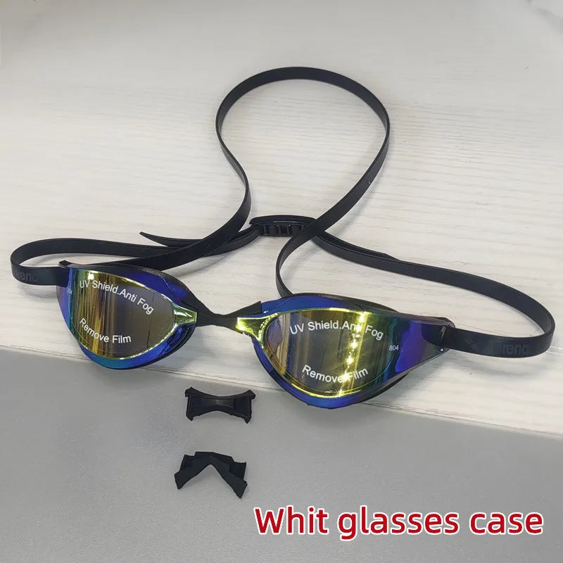 NEW 2PCS Set 3 Colors 100% Original ARENA Professional UV Protection Goggles + Case Adults Racing Goggles Anti-Fog Glasses Waterproof HD Swimming Eyewear Adjustable Swimming Accessories
