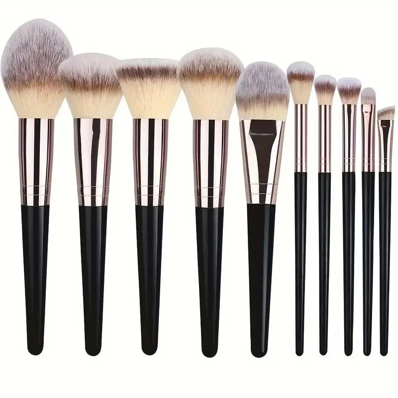 Professional 20PCS Makeup Brushes Set Eyeshadow Foundation Concealer Blending Blush Brush Kabuki Soft Fluffy Women Girls Beauty Salon Tools Female Ladies Luxury Cosmetics Accessories Products