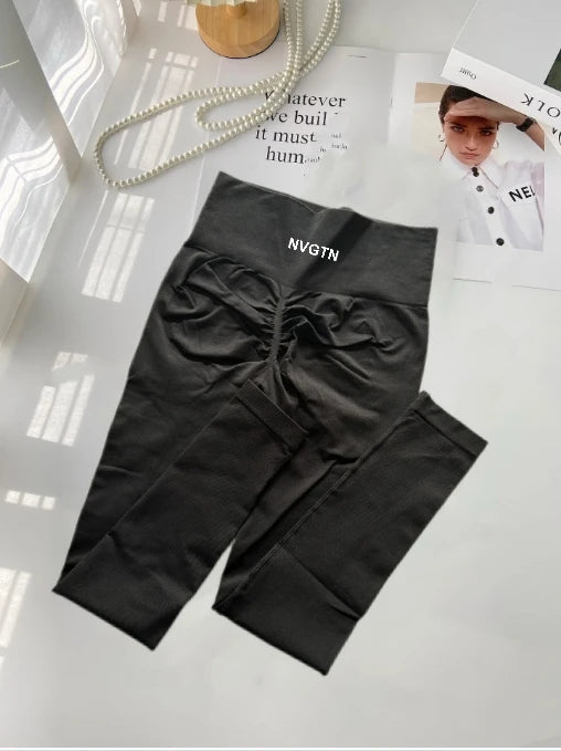 NEW Arrivals S-XL 10 Colors Summer High Quality Breathable High Elastic NVGTN Fitness Sports Fitness Yoga Pilates Cycling Pants Women Sports Clothing Supplies