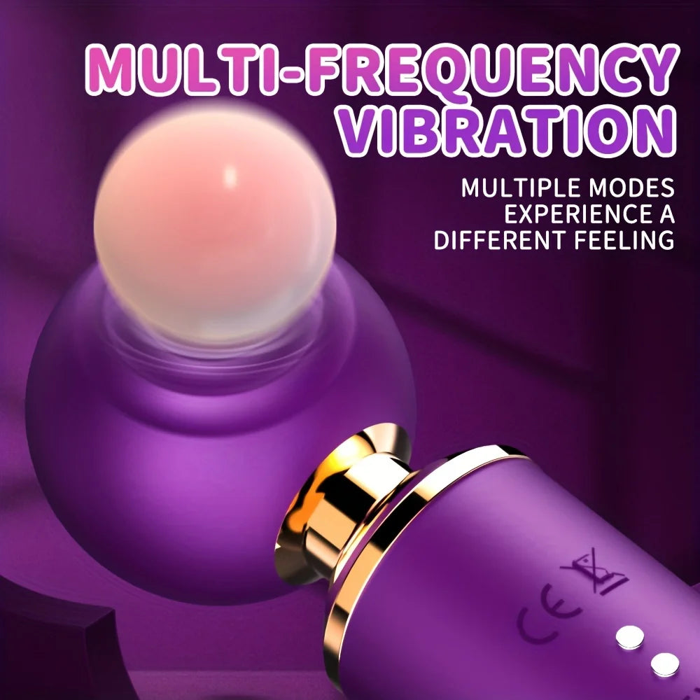 10 Frequency Slap Vibrator Sucking Telescopic Rod Adult Female Silicone AV Stick Masturbator Sex Toys for Women Sex Shop