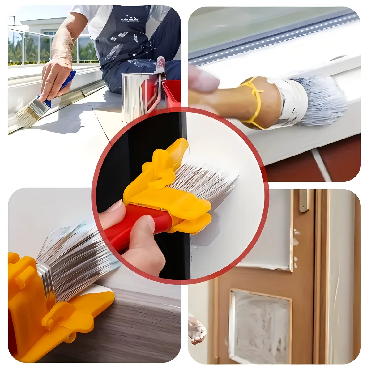 NEW Adjustable Edger Paint Brush Clean Cut Professional Latex Paint Brush for Home Room Wall Office Ceiling Corner Painting Brush Home Painting Accessories