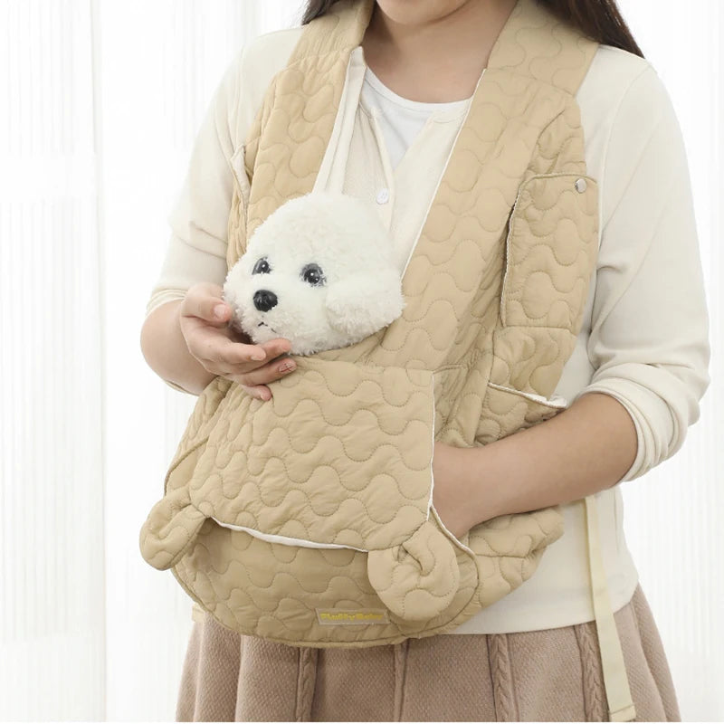 Chest Pet Bag Extra Large Capacity Dog and Cat Bag Waterproof and Wind Resistant Portable Pet Bag